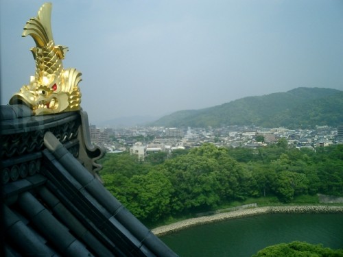 岡山城　鯱