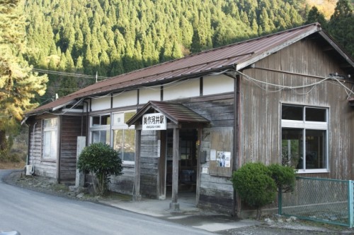 岡山県美作河井駅