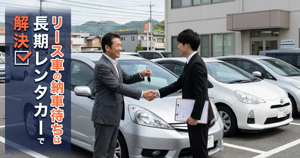 リース車の納車待ちは長期レンタカーで解決