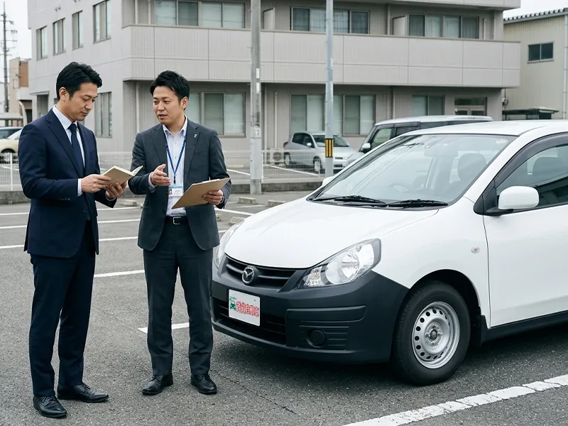 リース車の納車が遅れたら、必要な期間だけ営業車を確保
