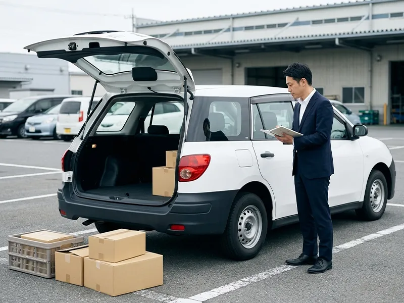 納車待ちの営業車は期間と荷室で選びましょう